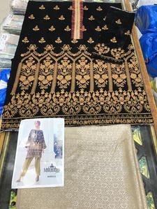 Color negro Nuevo terciopelo ropa de fiesta hermoso vestido - Product Image 5