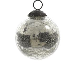 Main Ronde en verre Boule De Noël Décoration De Noël Ballon Rond En Verre de La Maison De Luxe Décoratif Partie de Boule - Product Image 2