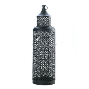 Black Handcrafted Metal <b>Lanterns</b> Vintage Decorative <b>Lantern</b> Iron <b>Moroccan</b> Candle <b>Lantern</b> With Black Finishes - Product Image 5