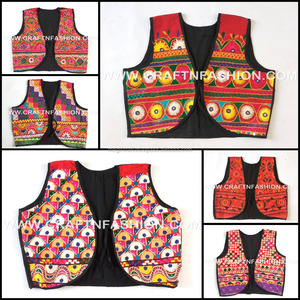 Chaqueta Koti Banjara India - Chaqueta Koti Estilo Elefante Banjara India - Chaqueta Hecha a Mano India - Product Image 3