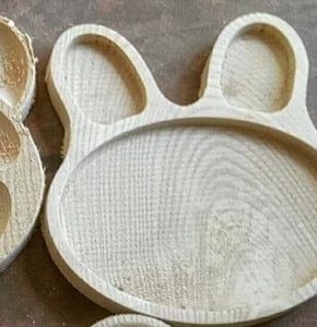 Plateau de service de fruits de cuisine en bois pour - Product Image 1