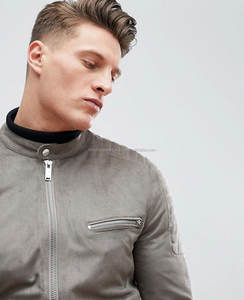 Chaqueta de Motocicleta de Cuero Genuino de Gamuza, Transpirable, Ecológica, Resistente al Viento, para Hombre, Invierno, Personalizable, al por Mayor, Económica - Product Image 4