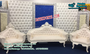 Eye-Catching de distintos paneles de cuero de venta de pelo insertado entre bastidores paneles decoración de escena de boda - Product Image 2