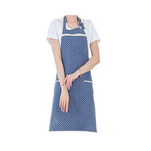 Tablier de cuisine 100% coton à impression personnalisée sans manches avec logo privé - Product Image 1