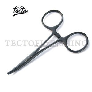 คีมตกปลา5 "แกะสลักด้วยหมุดสีดำสำเร็จรูปสแตนเลสกีฬาและความบันเทิงบินผูก Clamps - Product Image 1