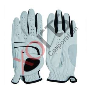 Nouveauté Gants de golf en cuir Cabretta Gants de golf en gros Logo personnalisé antidérapant blanc Gant de golf de haute qualité - Product Image 1