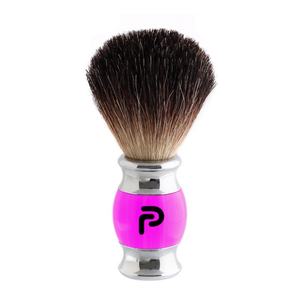 Brocha de Afeitar PRESTIGE RAZOR para Hombre, con Pelo de Tejón y Mango de Madera, Modelo PR-1653, para Uso Personal en Barberías - Product Image 3
