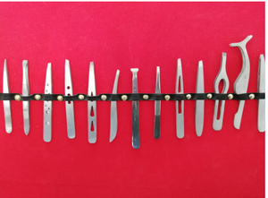 Pinzas de belleza para cejas de Venta caliente inclinadas/puntiagudas/punta plana multicolores Acero inoxidable CE aprobado - Product Image 5