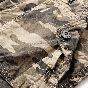 กางเกงขาสั้นคาร์โก้สำหรับผู้ชายลายพรางหลากกระเป๋าขนาดใหญ่แบบลำลองสไตล์ยุโรปและอเมริกาใหม่2024 - Product Image 5