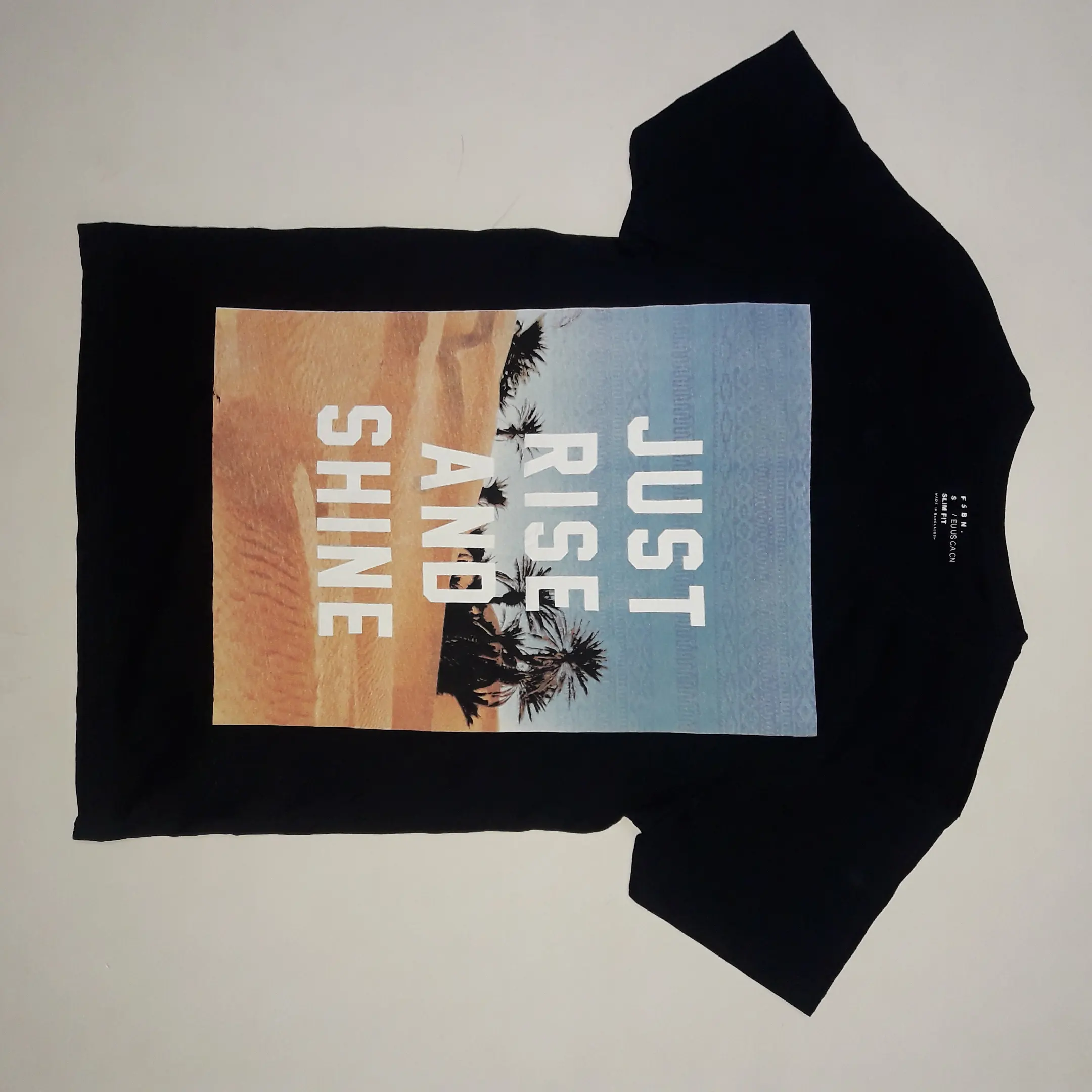 T-Shirt imprimé de qualité supérieure pour hommes, avec suppression/expédition, 100%, en Stock du Bangladesh