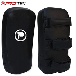 Almohadillas tailandesas de cuero y PU de alta calidad, equipo de patadas de artes marciales para boxeadores, practicantes de Taekwondo - Product Image 1