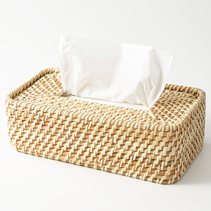 Rattan Storage Basket With Lid/Rattan Paper <b>Tissue</b> <b>Box</b> Cover - Product Image 6