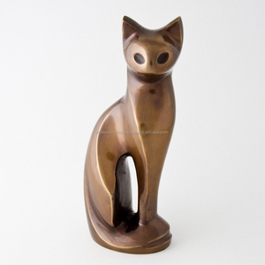 Urne commémorative pour chat noir par Brassworld, fournitures commémoratives indiennes - Product Image 3