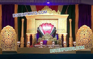 แต่งงานJodha Akbarเวทีชุดแบบดั้งเดิมออกแบบเวทีแต่งงานตั้งเวทีแต่งงานตั้งผู้ผลิต - Product Image 2
