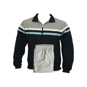 New Print Fit Contrast Men Sweatsuit Gris carbón Venta al por mayor Best Jogging Wear Sport Men Sweatsuit Chándales Hecho en Pakistán - Product Image 1