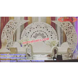 Impresionantes Paneles de Fondo Portátiles para Bodas con Diseño Circular de Fibra para Ceremonias de Boda en Chicago, Noruega y Nueva Jersey - Product Image 1