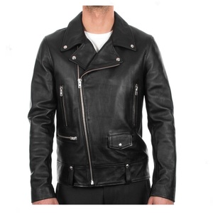Chaqueta clásica de cuero para motocicleta para hombre, equipo de carreras, cortavientos de manga completa, ropa para motocicleta, protección urbana para montar - Product Image 1