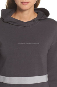 Chándal con estilo para mujer, ropa deportiva de manga larga, top corto con capucha, sudadera, novedad - Product Image 6