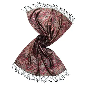 Reine Seide Jacquard Schals in ausgefallenen bunten Designer Schals und Schals ausgefallene Seide Schals Schals