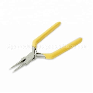 Kit de Pinzas de Punta Plana para Joyería, con Doble Resorte de Acero Inoxidable, 14 cm, de Sigal Medco - Product Image 6
