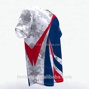 T-shirts de <span class=keywords><strong>baseball</strong></span> en gros, maillots de <span class=keywords><strong>baseball</strong></span> personnalisés sublimés, uniformes de camouflage - Product Image 6
