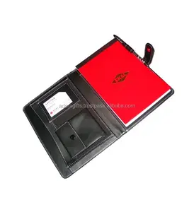 High quality conference folder / leather briefcase / leather folder with logo embossed