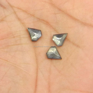 Cuarzo natural azul 10x9mm corte de escudo amatista verde y doblete de pirita 2.86cts piedras preciosas sueltas para uso de collar de joyería - Product Image 3