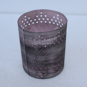 Bougeoir votif en métal de créateur Elégant éclairage de fête de mariage Décoratif avec pots à bougies et lanternes en métal - Product Image 3