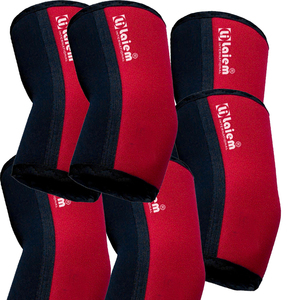 Manchon de bras de gymnastique à compression en néoprène personnalisable de 6mm Protection des coudes pour le sport et le fitness avec logo personnalisé Accessoire d'haltérophilie - Product Image 3