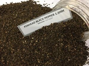 PINHEAD BLACK PEPPER From VIETNAM Dried Chilli Pepper Herb With Long Round <strong>Patterns</strong> White Sesame <strong>Seeds</strong> Fried Granules MOQ 50kg