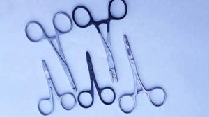 Pince hémostatique en acier inoxydable de haute qualité Logo personnalisé porte-aiguille de pêche pince de retrait de crochet outils de pêche activités - Product Image 3