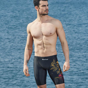 การออกแบบใหม่ชุดว่ายน้ำโพลีเอสเตอร์ Beachwear Jammers สำหรับผู้ชาย - Product Image 6