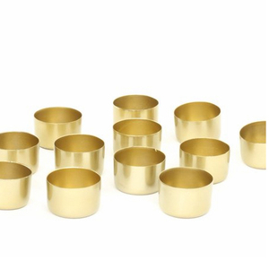 Juego de 12 Portavelas de Metal de Hierro Hechos a Mano para Decoración del Hogar - Product Image 1