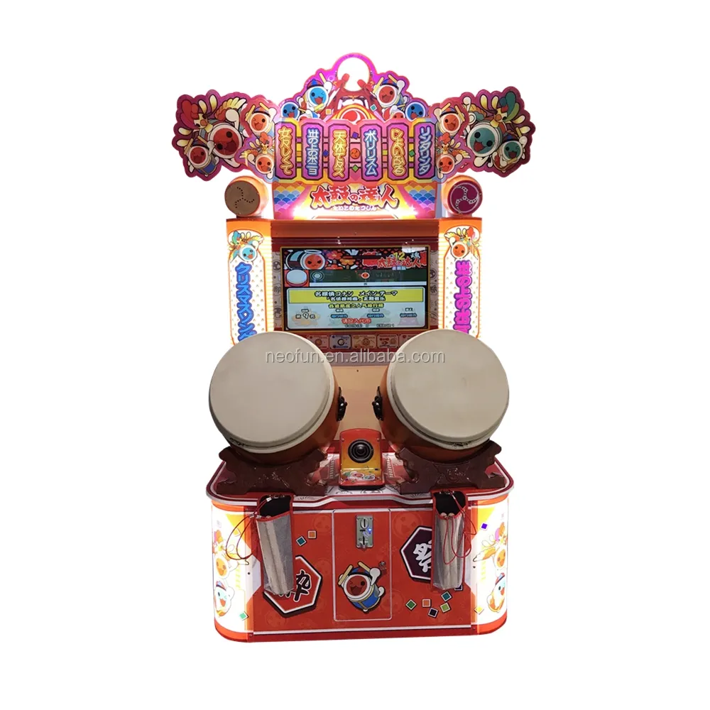 Li Fun Taiko No Tatsujin Coin Operated Games Elektrische Drum Game <span class=keywords><strong>Arcade</strong></span> Drum Game <span class=keywords><strong>Machine</strong></span> Drum <span class=keywords><strong>Machine</strong></span> Voor Muziek