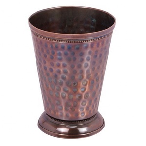 Best Selling Pure <b>Copper</b> Mint Julep <b>Cup</b> Hammered Design Christmas Ayurvedic Health Benefits Eco-Friendly Dishwasher Microwave - Product Image 3