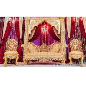 Conjunto de sofás musulmanes de escenario, mobiliario de diseño de escenario, para bodas - Product Image 1