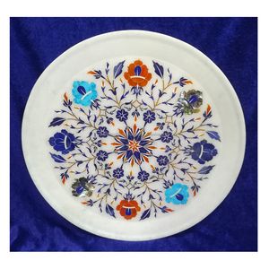 Belle plaque d'incrustation de pierre de marbre - Product Image 1
