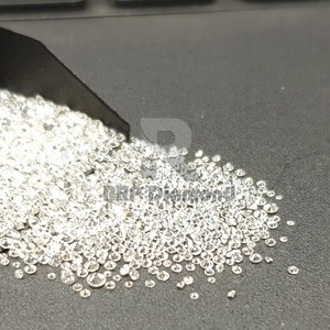 Diamante Suelto Melee Natural de corte redondo, 0,7 a 1,2 MM, blanco, menos 2, diamantes pulidos - Product Image 2