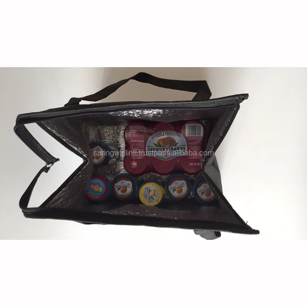 SPRINZ बहु-रंग पर्यावरण के अनुकूल अनुकूलन थर्मल अछूता भोजन वितरण बैग कूलर जीवन शैली बैग