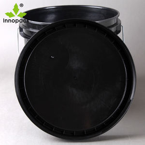 Seau en plastique noir rond de 18 litres, 10 unités/spoiler - Product Image 6