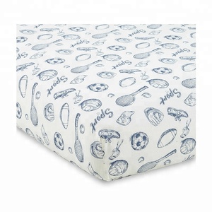 Drap-housse en coton biologique 100 avec personnalisation 100 avec étiquette logo et emballage - Product Image 3