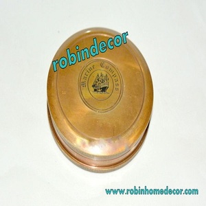 การเดินเรือโบราณวินเทจทะเลทองเหลืองเข็มทิศทะเลบทกวีเข็มทิศกระเป๋า - Product Image 5