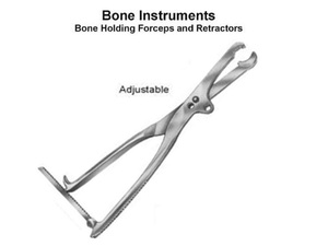 Lambotte Adjustable Bone Holding Forceps 22CM to 33CM / Self-retaining Lambotte Bone Holding Forceps German Quality Mahersi - Product Image 2