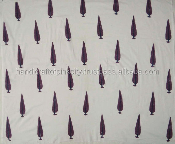 5 ярдов индийская Красивая ручная работа с принтом листьев, 100% чистая хлопчатобумажная ткань, ручная печать, принт Bagru, ткань Dabu, печать Fab