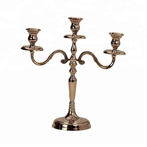 เชิงเทียนสีบรอนซ์สูงสำหรับงานแต่งงานอุปกรณ์สำหรับคริสต์มาส - Product Image 1