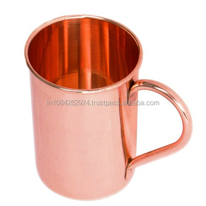 Ensemble de 4 tasses durables et élégantes en cuivre de 16 oz Moscow Mule-Utilisation de cadeaux d'affaires de style classique écologique fait à la main - Product Image 5