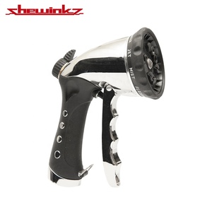 Buse de pistolet de pulvérisation d'eau, à 10 motifs, en métal lourd, jardin, nouveau - Product Image 2
