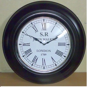 Reloj de Pared de Resina de Cuarzo con Diseño Rústico Francés, con Pantalla de Agujas y Estilo Antiguo para Sala de Estar - Product Image 1