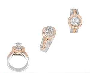 여성을위한 솔리테어 다이아몬드 반지 (구매시 무료 배송 $2000 이상. 클라이언트가 부담하는 수입 업무 및 세금)