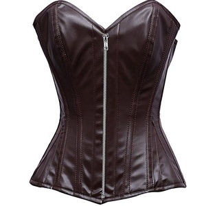 Top quality new style sexy Leather corset for women suit women lace corset USA - Product Image 1